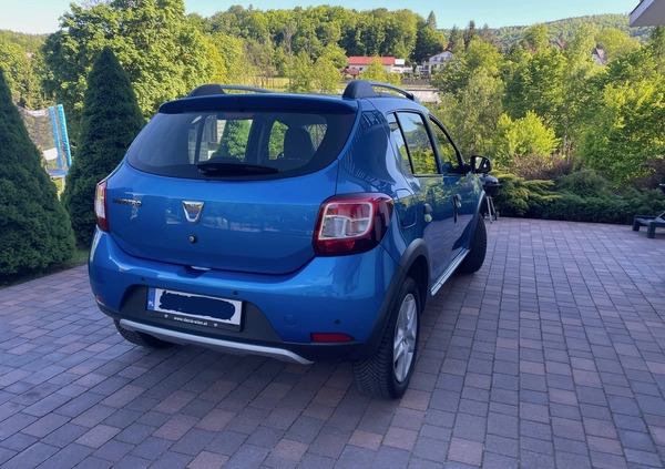 Dacia Sandero Stepway cena 27800 przebieg: 91670, rok produkcji 2013 z Biały Bór małe 79